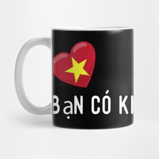 Vietnamese Bạn có khỏe không? Mug